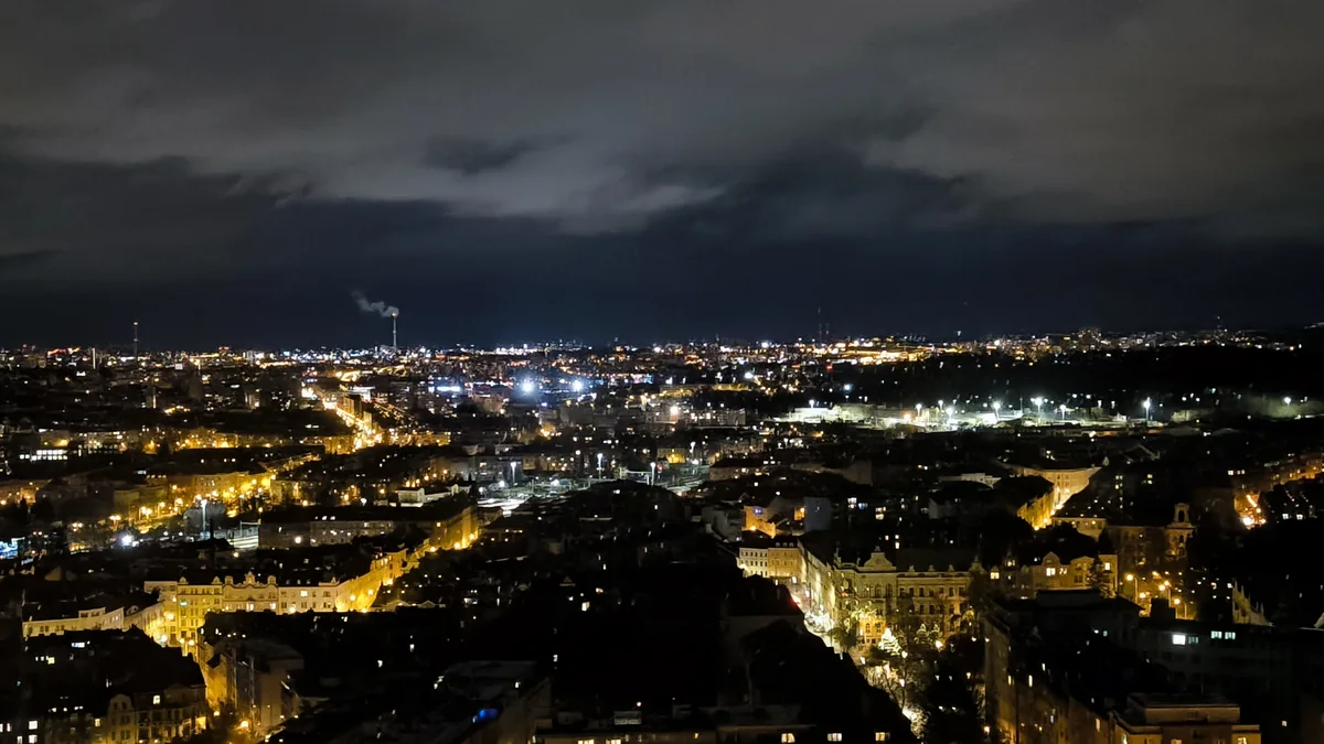Praha v noci
